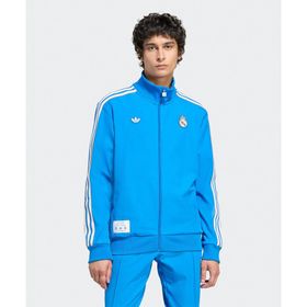 Adidas JN3058-001 Mavi Real Madrid Terrace Icons Track Top Erkek Sweatshirt