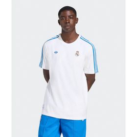 Adidas JN3064 Real Madrid Terrace Icons Beyaz Erkek T-Shirt