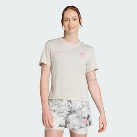 Adidas JN9606 Gri Own The Run Melange Kadın Koşu T-Shirt