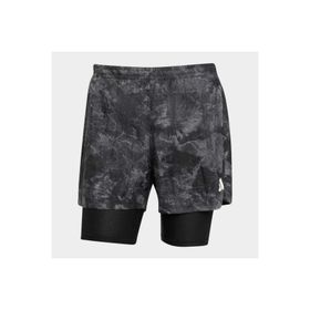 Adidas JN9680 Erkek Own The Run Spray Dye 2-In-1 Şort Koşu