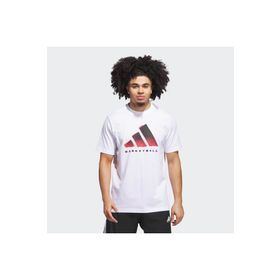 Adidas JV8423 Basketbol Grafikli Beyaz Erkek T-Shirt