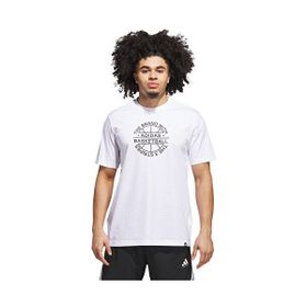 Adidas JV8429 Basketball Emblem Graphic Erkek T-Shirt