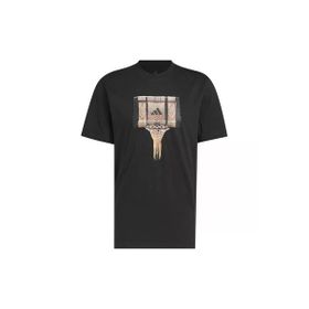 Adidas JV8432 Basketball Gallery Graphic Siyah Erkek T-Shirt