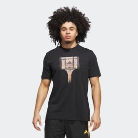 Adidas JV8432 Basketball Gallery Graphic Siyah Erkek T-Shirt