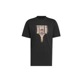 Adidas JV8432 Basketball Gallery Graphic Siyah Erkek T-Shirt