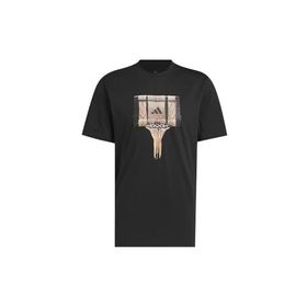 Adidas JV8432 Basketball Gallery Graphic Siyah Erkek T-Shirt