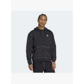 Adidas JW0969 Essentials Trefoil Tam Boy Fermuarlı Erkek Kapüşonlu Üst