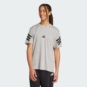Adidas JW4785 Future Icons 3 Stripes Gri Erkek T-Shirt