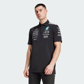 Adidas JW5391 Mercedes AMG Petronas Formula One Team Polo Siyah Erkek T-Shirt