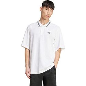 Adidas JW5898 Beyaz Loose Polo Erkek Günlük Tişört