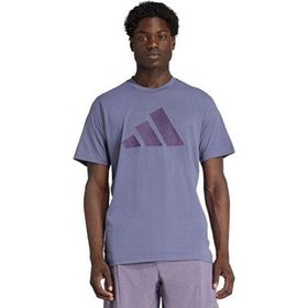 Adidas JW7402 Mor Tr-Es Fr Logo T Erkek Antrenman Tişörtü
