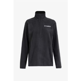 Adidas JX5057 MT ESS HZ FL Siyah Erkek Fermuarlı Normal Düz Polar Sweatshirt