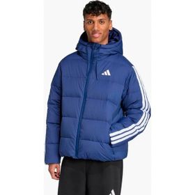 Adidas JX7799 Lacivert Essentials Climawarm 3-Stripes Puffer Down Erkek Outdoor Mont