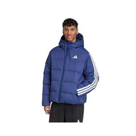 Adidas JX7799 Lacivert Essentials Climawarm 3-Stripes Puffer Down Erkek Outdoor Mont