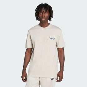 Adidas JX8157 Loose Bej Erkek T-Shirt