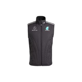 Adidas JX8274 Fermuarlı Yaka Normal Kalıp Siyah Erkek Yelek