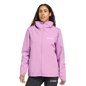 Adidas JY0481 Mor Multi Essentials 2L Rain Kadın Outdoor Ceket