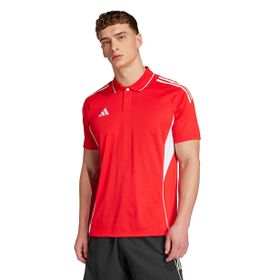Adidas JY1802 Tiro 25 Competition Polo Kırmızı Futbol Erkek T-Shirt