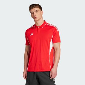 Adidas JY1802 Tiro 25 Competition Polo Kırmızı Futbol Erkek T-Shirt