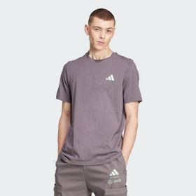 Adidas JY3032 Mercedes AMG Petronas Formula One Team Premium Woven Graphic Gri Erkek T-Shirt