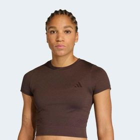 Adidas JZ0128 Workout Essentials Kadın Kahverengi Tişört