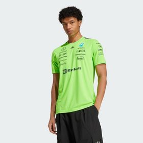 Adidas JZ7402 Mercedes AMG Petronas Formula One Team Set-Up Yeşil Erkek T-Shirt