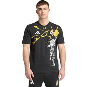 Adidas KB4397 Siyah Real Marvel Tee Erkek Futbol Tişörtü
