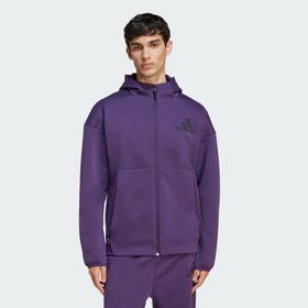 Adidas KB7124 Z.N.E. Full-Zip Mor Günlük Stil Erkek Eşofman Üstü