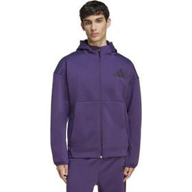 Adidas KB7124 Z.N.E. Full-Zip Mor Günlük Stil Erkek Eşofman Üstü