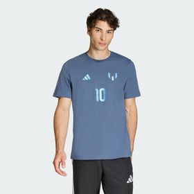Adidas KB9478 Messi Mavi Name & Number Graphic Futbol Erkek T-Shirt