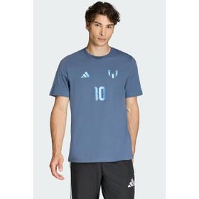 Adidas KB9478 Messi Mavi Name & Number Graphic Futbol Erkek T-Shirt