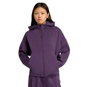 Adidas KC4569 Mor Z.N.E. Full-Zip Kadın Günlük Stil Eşofman Üstü