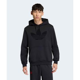 Adidas KD1358-001 Siyah Monogram Infill Hoodie Erkek Sweatshirt
