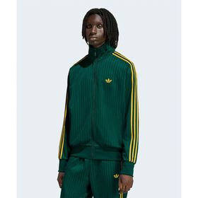 Adidas KD6287-001 Yeşil Firebird Loose Pinstripes Track Top Erkek Ceket
