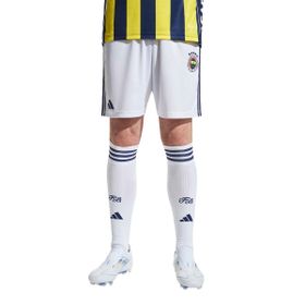 Adidas KD7279 Beyaz Fenerbahçe 2025/26 İç Saha Erkek Futbol Şort