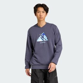 Adidas KE2318 Hiking Terrex Snow Graphic Crew Unisex Sweatshirt
