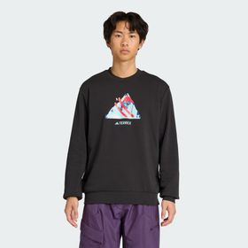 Adidas KE2320 Hiking Terrex Snow Graphic Crew Unisex Sweatshirt