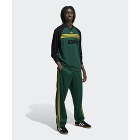 Adidas KE3456-001 Yeşil Firebird Loose Pinstripes Track Tracksuit Bottoms Erkek Eşofman Altı