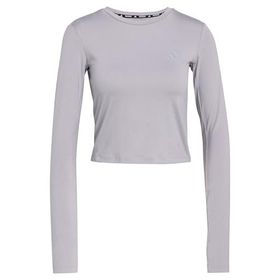 Adidas KE8418 Gri Run Ess Ls W Kadın Koşu Uzun Kollu Tişört