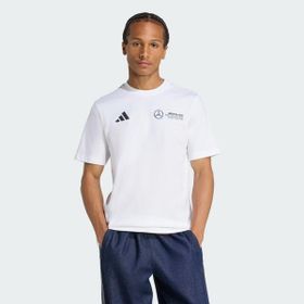 Adidas KH1084 Beyaz Mercedes AMG Petronas Formula One Team Graphic Erkek T-Shirt