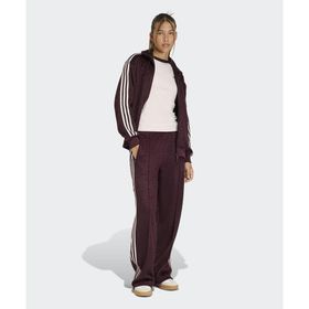 Adidas KS0414-001 Bordo Originals Mohair Firebird Loose Track Tracksuit Bottoms Kadın Eşofman Altı