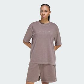 Adidas Lifestyle KE3197 Essentials Linear Boyfriend Washed Geniş Kadın T-shirt