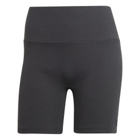 Adidas Lounge Ribbed High Waist Bike Siyah Kadın Şort