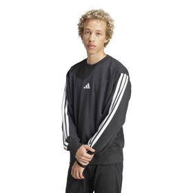 Adidas M 3S FT SWT Black Siyah Erkek Sweatshirt