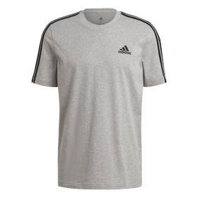 Adidas M 3S SJ T Mgreyh-Black Gri Erkek T-shirt