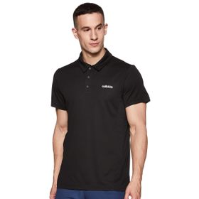 Adidas M D2M Polo Polo White Black Erkek T-shirt