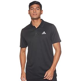 Adidas M D2M Polo Polo White Black Erkek T-shirt