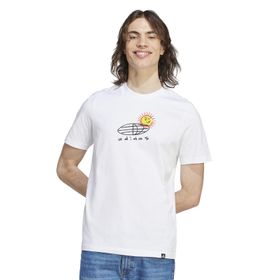 Adidas M Doodle Puff T White Erkek T-shirt