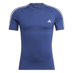 Adidas M Tf 3S Tee Dkblue Erkek T-shirt