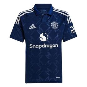 Adidas Manchester United Mavi 2024-2025 Deplasman Çocuk Forması